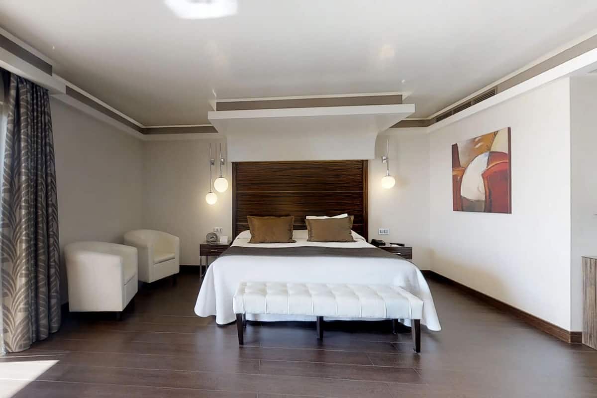 Biancheria da letto di alta qualità, copriletto in piuma, minibar