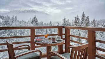Blick vom Balkon