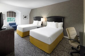 Standard Room, 2 Double Beds | In-room safe, individually decorated, desk, blackout drapes - Andover Inn (Andover)