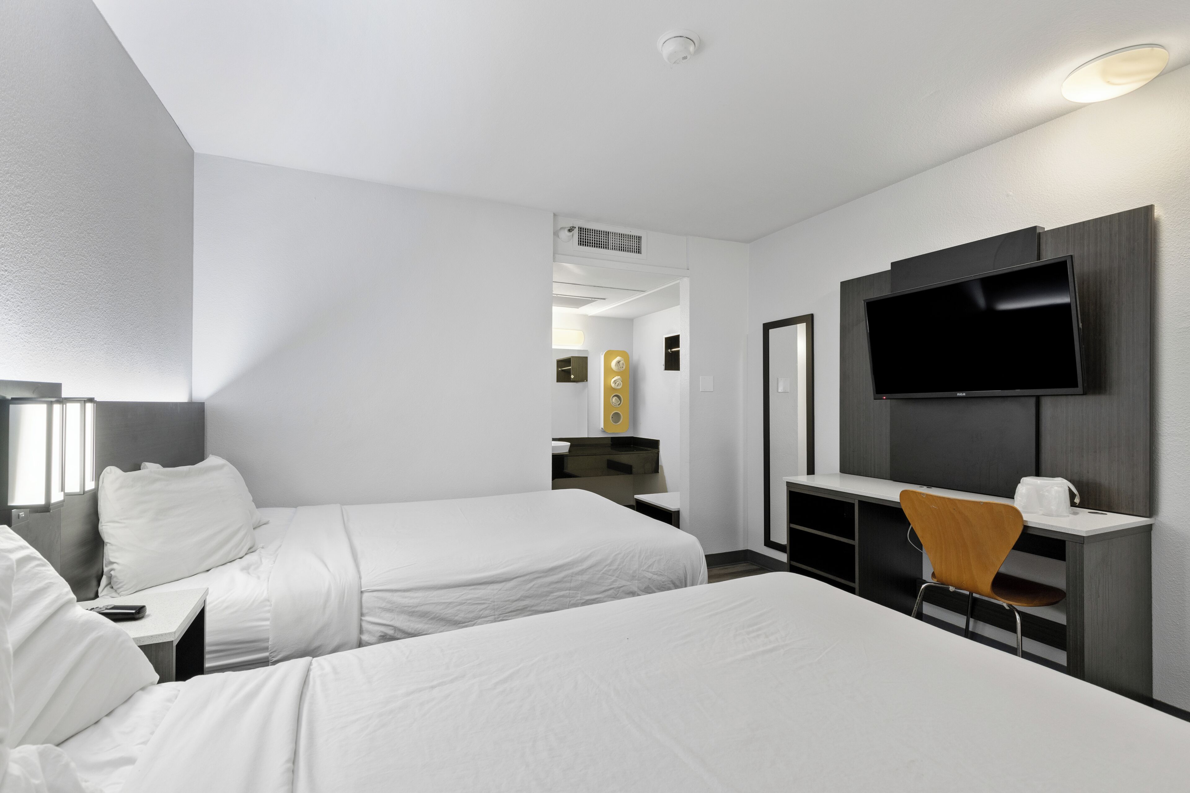 Blackout curtains, iron/ironing board, free WiFi, bed sheets