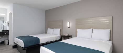 Desk, blackout drapes, free WiFi, bed sheets