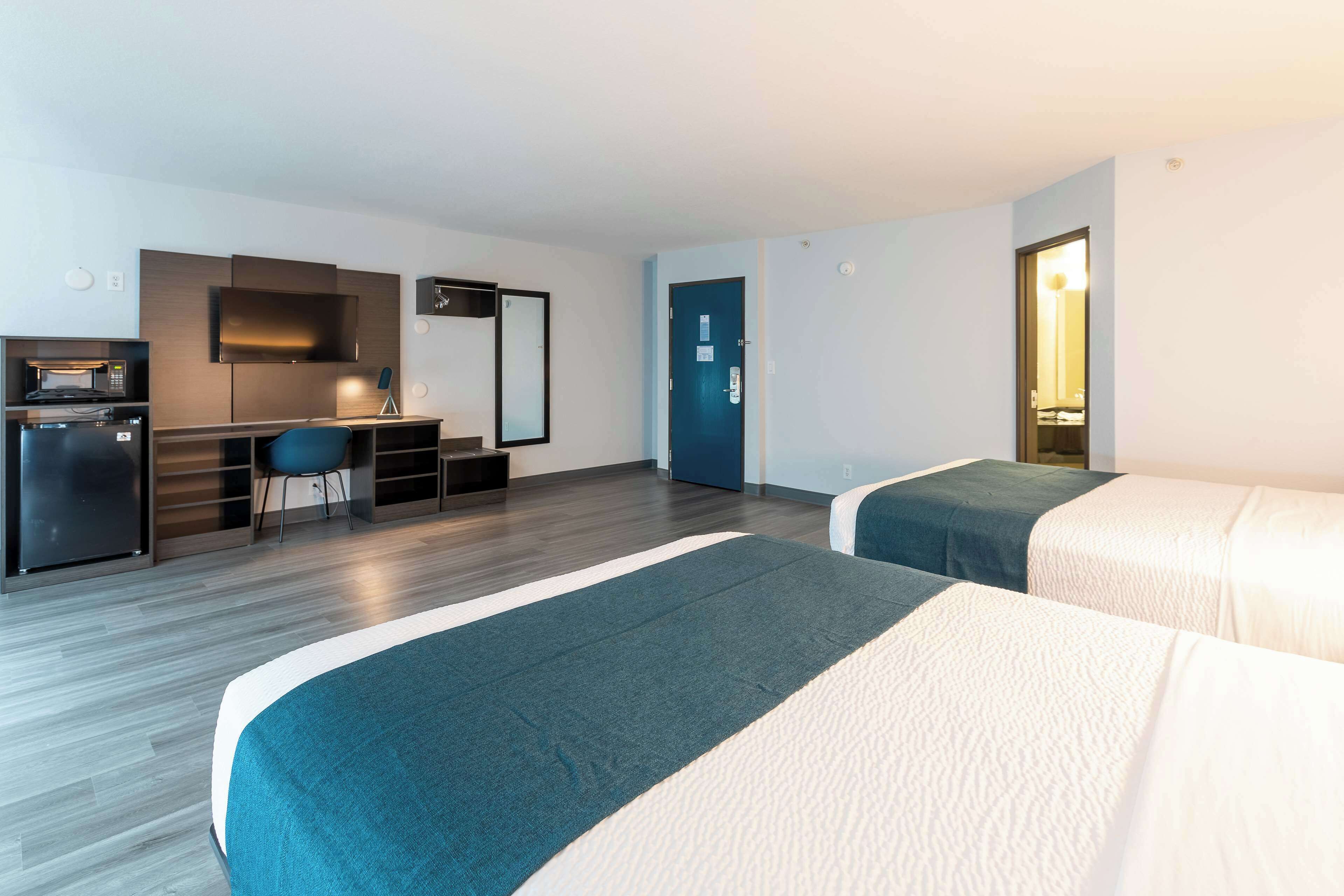 Blackout curtains, free WiFi, bed sheets, wheelchair access