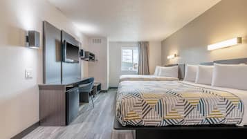 Desk, iron/ironing board, free WiFi, bed sheets