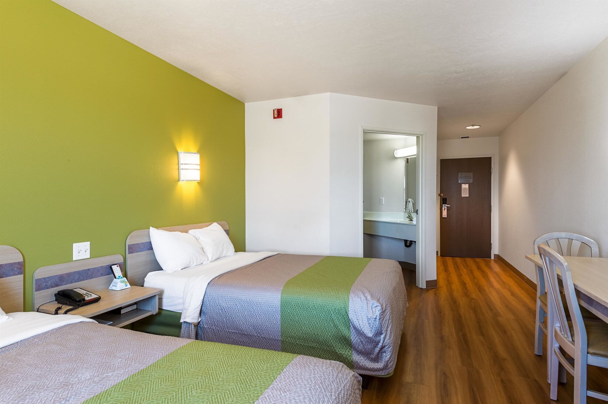 Desk, blackout drapes, iron/ironing board, free WiFi