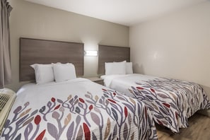 Desk, blackout drapes, free cribs/infant beds, free WiFi