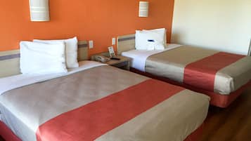 Free WiFi, bed sheets