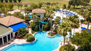 6 outdoor pools, cabanas (surcharge), pool umbrellas