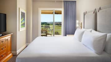 Premium bedding, down comforters, in-room safe, desk