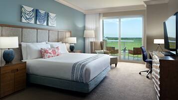 Premium bedding, down comforters, in-room safe, desk