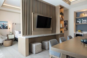 Suite de lujo, 1 cama King size | Ropa de cama de alta calidad y edredón 