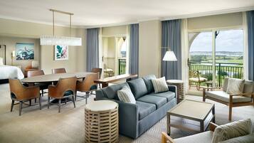 Premium bedding, down comforters, in-room safe, desk