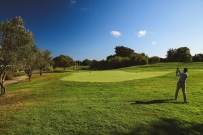 Vue sur le parcours de golf