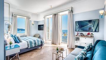 Camera Junior, vista mare | 1 camera, biancheria da letto di alta qualità, copriletto in piuma