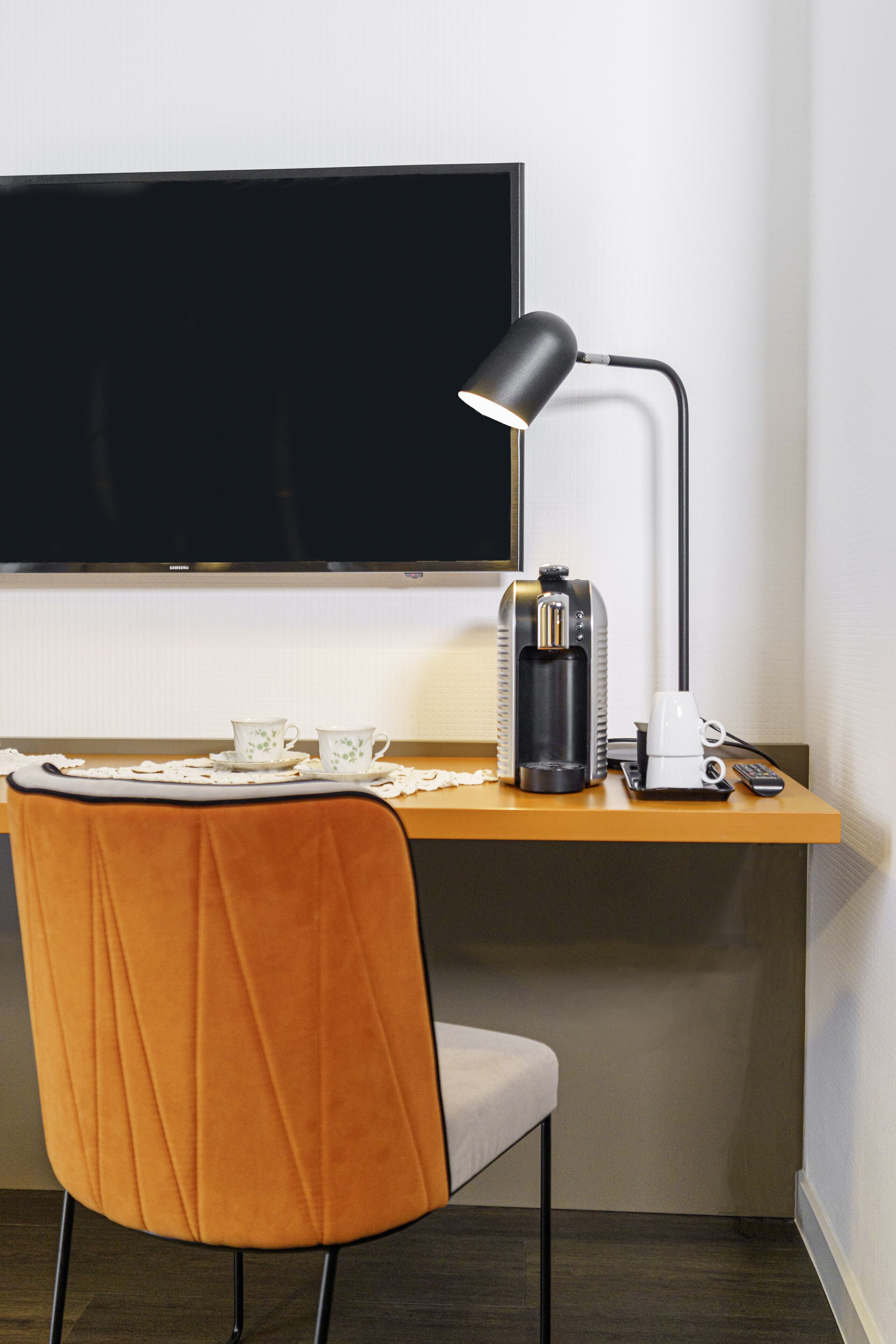 superior double room, non smoking, city view | living area | flat-screen tv