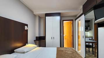 Minibar, in-room safe, desk, blackout curtains