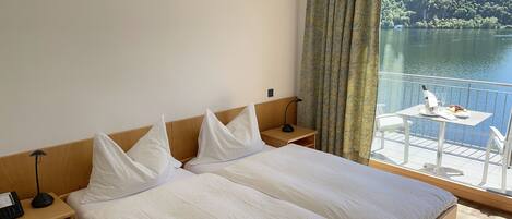 Premium bedding, pillow-top beds, in-room safe, desk