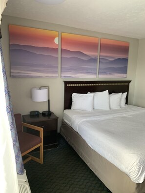 Standard Room, 1 King Bed, Non Smoking | Individually decorated, individually furnished, desk, blackout curtains - Days Inn by Wyndham Louisville Airport Fair and Expo Center (Louisville)