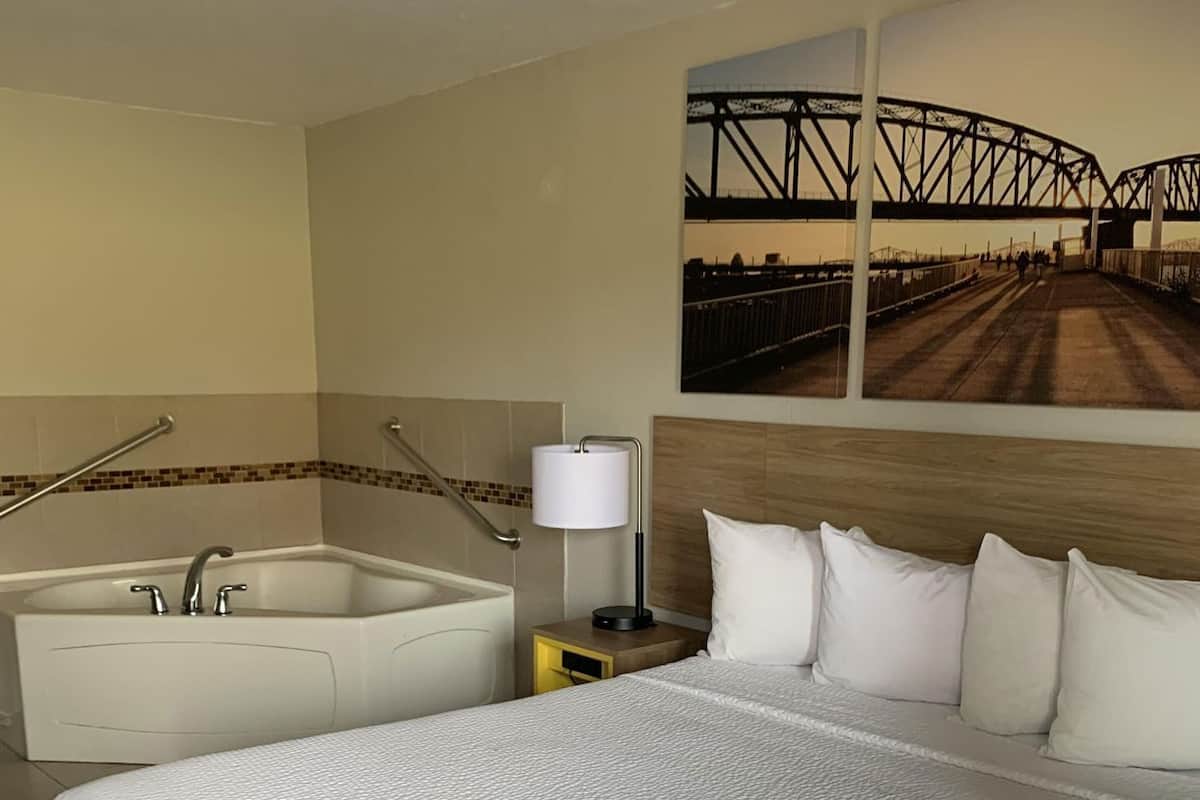 Individually decorated, individually furnished, desk, blackout drapes