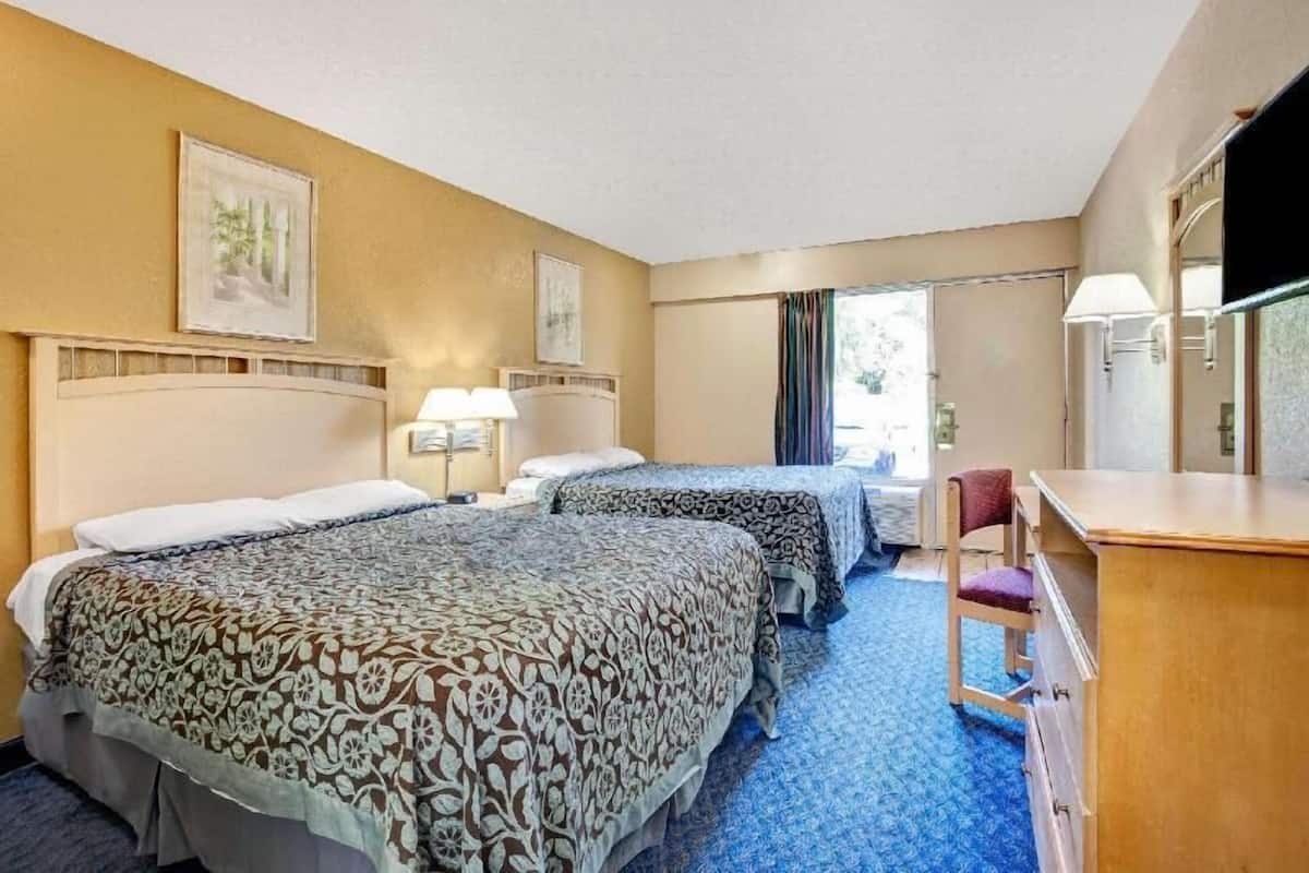 Individually decorated, individually furnished, desk, blackout drapes