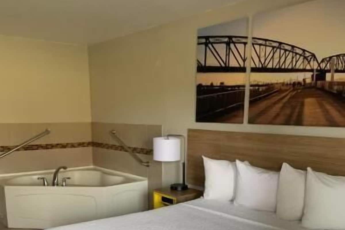 Individually decorated, individually furnished, desk, blackout drapes