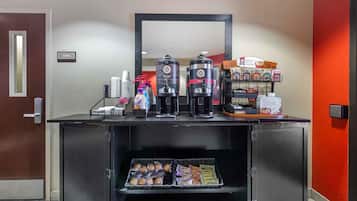 Free daily on-the-go breakfast