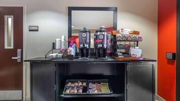 Free daily on-the-go breakfast