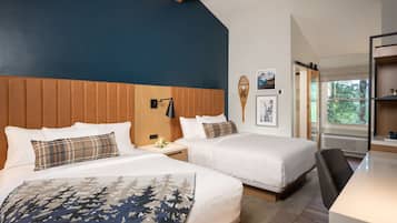 Premium Room, 2 Queen Beds | Premium bedding, memory-foam beds, in-room safe, desk