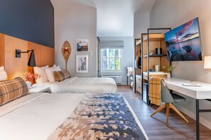 Premium Room, 2 Queen Beds | Premium bedding, memory foam beds, in-room safe, desk - The Incline Lodge (Incline Village)