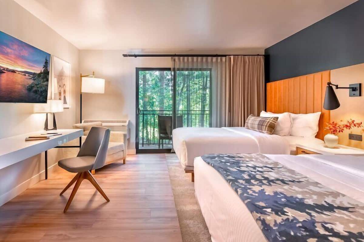 Signature Room, 2 Queen Beds | Premium bedding, memory foam beds, in-room safe, desk