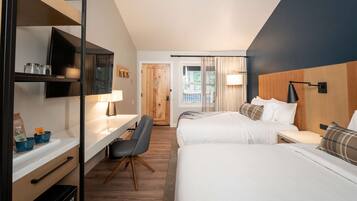 Premium Room, 2 Queen Beds | Premium bedding, memory foam beds, in-room safe, desk