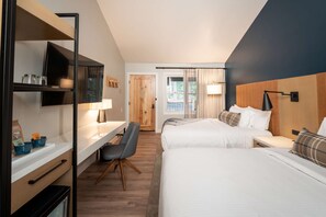 Premium Room, 2 Queen Beds | Premium bedding, memory foam beds, in-room safe, desk