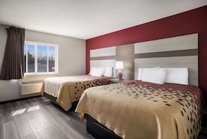 Standard Room, 2 Queen Beds, Non Smoking | Desk, iron/ironing board, cots/infant beds, rollaway beds - Econo Lodge Inn & Suites Canandaigua - Fingers Lake Area (Canandaigua)