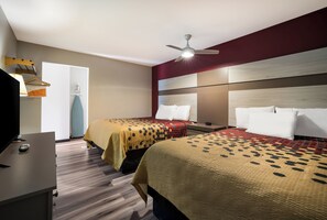 Standard Room, 2 Queen Beds, Non Smoking | Desk, iron/ironing board, cots/infant beds, rollaway beds