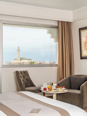 Deluxe Double or Twin Room Mosque View | Premium bedding, pillow-top beds, free minibar items, in-room safe