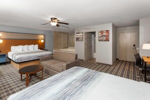 Deluxe Suite, Multiple Beds, Non Smoking | Jetted tub - AmericInn by Wyndham Lake Mills (Lake Mills)