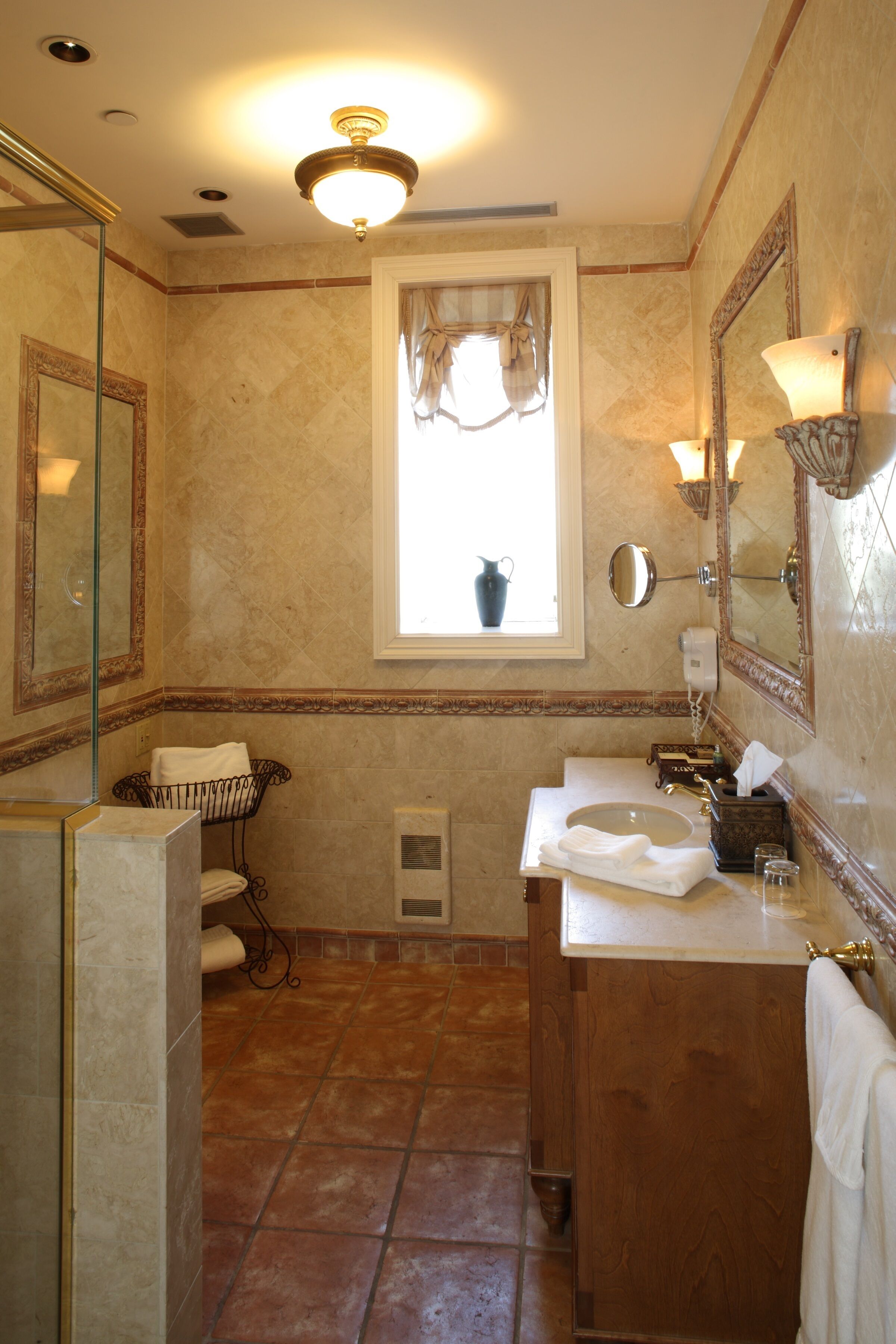 free toiletries, hair dryer, dressing gowns, towels