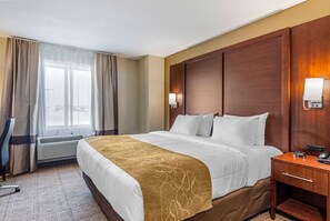 In-room safe, desk, laptop workspace, iron/ironing board