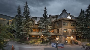 Front of property – evening/night