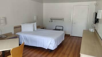 Desk, iron/ironing board, free cots/infant beds, free WiFi