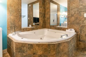 Ensemble douche/baignoire, serviettes fournies