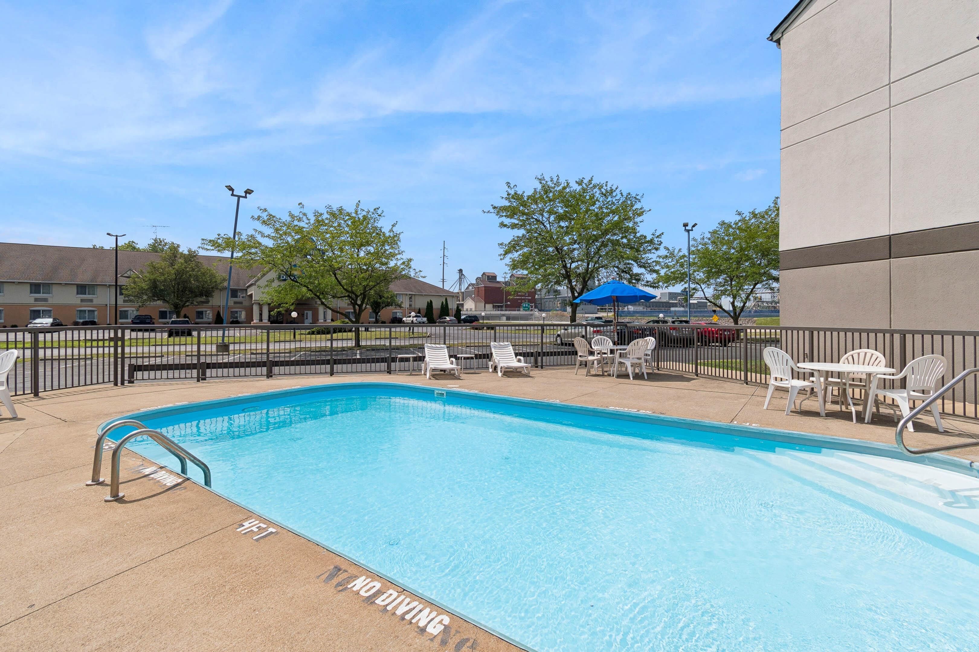 Seasonal outdoor pool