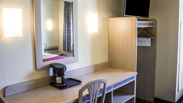 Desk, iron/ironing board, free cribs/infant beds, free WiFi