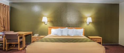 Desk, cribs/infant beds, rollaway beds, free WiFi