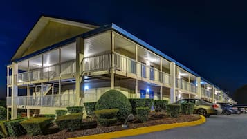 Front of property – evening/night