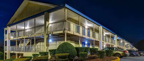 Front of property – evening/night