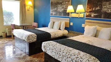 Desk, rollaway beds, free WiFi, bed sheets