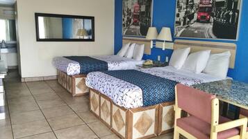 Desk, rollaway beds, free WiFi, bed sheets