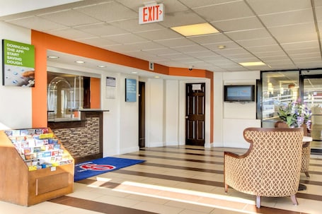 Lobby sitting area. Motel 6 Washington, DC