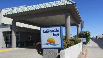 Voorkant van accommodatie