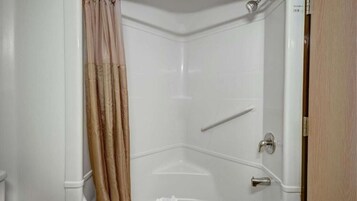 Towels, soap, shampoo, toilet paper